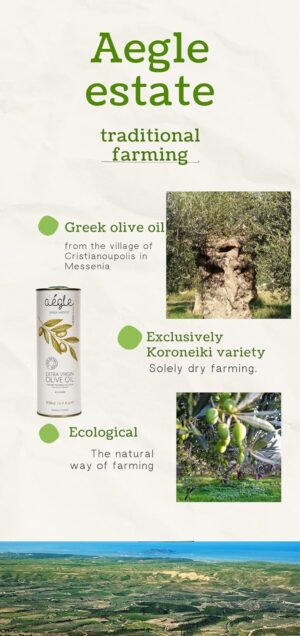 Aegle 1Litre,Greek Extra Virgin Olive Oil, Fresh, Early Harvest October 2022, Cold Extracted,Monovarietal Koroneiki, Single Estate, Messinia Greece, 1L,Tin - Image 6