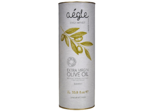 Aegle 1Litre,Greek Extra Virgin Olive Oil, Fresh, Early Harvest October 2022, Cold Extracted,Monovarietal Koroneiki, Single Estate, Messinia Greece, 1L,Tin