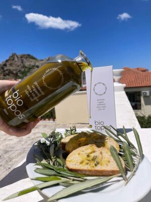 Biotopos, Early Harvest Organic Greek Extra Virgin Olive Oil- Polyphenols- Premium- Ideal for Salad Dressing and Dipping with Bread, Made from Dry Farmed Koroneiki Green Olives- Family Farm-500ml - Image 6