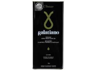 GALATIANO Classic Organic Extra Virgin Olive Oil, 5 Litre