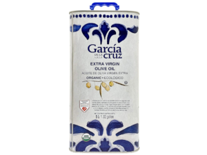 GARCÍA DE LA CRUZ - Organic Extra Virgin Olive Oil, Cooking Oil, Olive Variety, Smooth Body, Origin Spain, Montes de Toledo, Packed in Tins - 5L