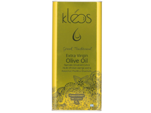 Kleos Kalamata Extra Virgin Olive Oil 5 Liter, New Harvest November - December 2022, Acidity <0.5%, Cold Extraction, Family made