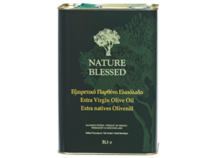 Nature Blessed Greek Extra Virgin Olive Oil 3 Lt Tin Can