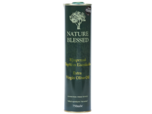 Nature Blessed Greek Extra Virgin Olive Oil 750 ml Tin Can