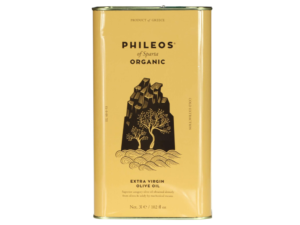 Phileos of Sparta, Olive Oil - Extra Virgin, Organic, Greece 3 l Can