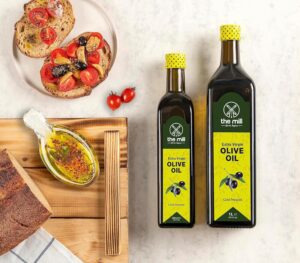 The Mill Extra Virgin Olive Oil 1 L - Cold Pressed - 100% Natural - Superior 3 Star Taste Award 2021/2022/2023 of International Taste Institute - Ideal for Salads & Meals - Max. Acidity 0.8% - Image 7