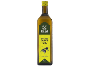 The Mill Extra Virgin Olive Oil 1 L - Cold Pressed - 100% Natural - Superior 3 Star Taste Award 2021/2022/2023 of International Taste Institute - Ideal for Salads & Meals - Max. Acidity 0.8%