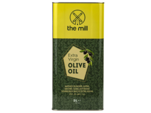 The Mill Extra Virgin Olive Oil 5 L Tin - Cold Pressed - 100% Natural - Superior 3 Star Taste Award 2021/2022/2023 of International Taste Institute - Ideal for Salads & Meals - Max. Acidity 0.8%